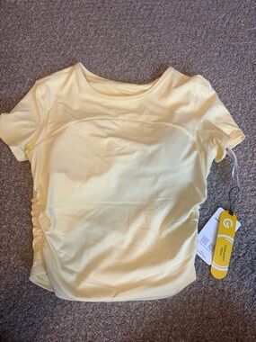 Glowmode workout top with built in bra